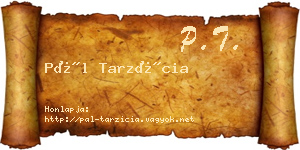 Pál Tarzícia névjegykártya